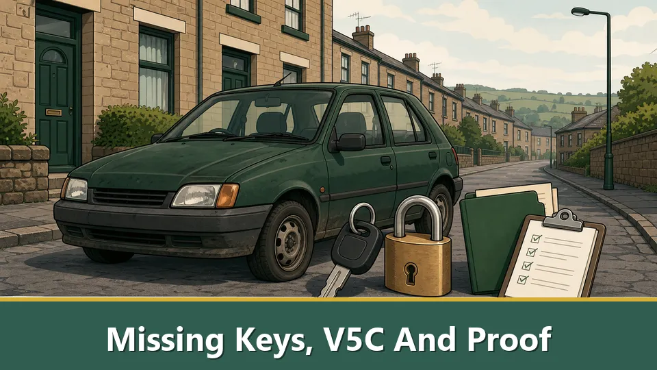 Missing Keys, V5C And Proof